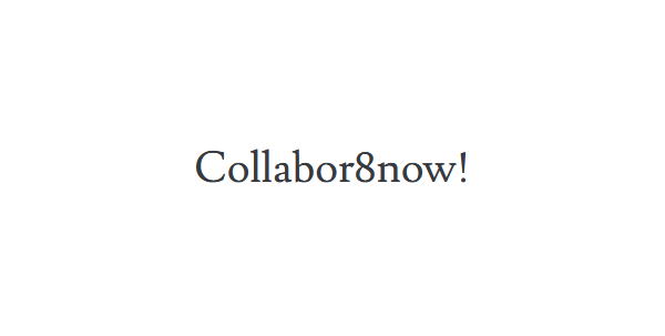 Collabor8now Ltd.