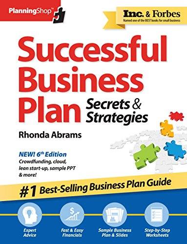 'Successful Business Plan: Secrets & Strategies (Successful Business Plan Secrets and Strategies) (Paperback)' by Rhonda Abrams